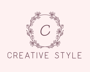 Botanical Event Styling logo design