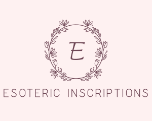 Botanical Event Styling logo design