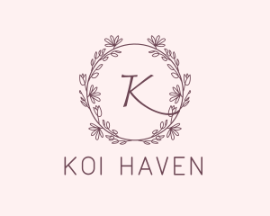 Botanical Event Styling logo design