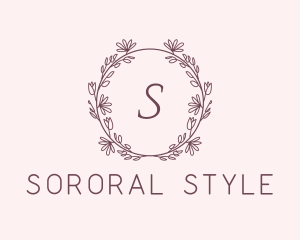 Botanical Event Styling logo design