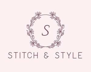 Botanical Event Styling logo design