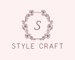 Botanical Event Styling logo design