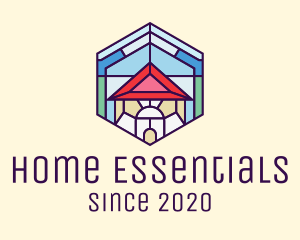 Stained Glass Home logo design