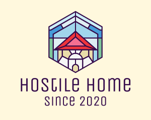 Stained Glass Home logo design