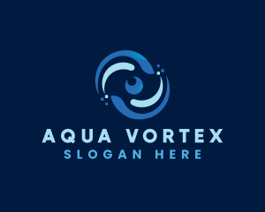 Digital Eye Vortex logo design