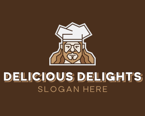 Hipster Chef Restaurant  logo design