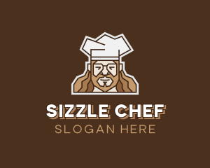 Hipster Chef Restaurant  logo design