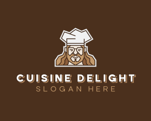 Hipster Chef Restaurant  logo design