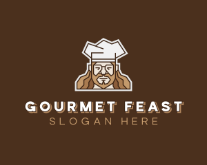 Hipster Chef Restaurant  logo design