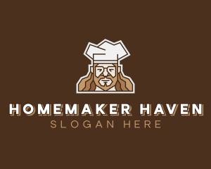 Hipster Chef Restaurant  logo design