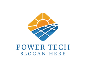 Solar Panel Electric Energy logo