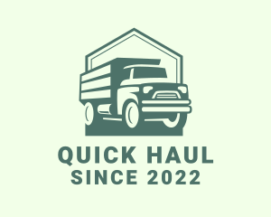 Logistics Transportation Truck logo design