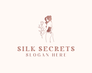 Sexy Lingerie Flower logo