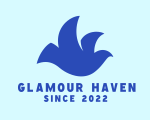 Blue Dove Bird logo