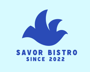 Blue Dove Bird logo