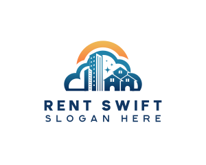 Rental Cloud Digital App logo design