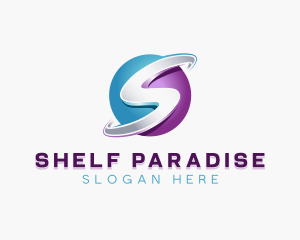 3D Digital Sphere logo design