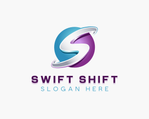 3D Digital Sphere logo design