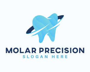 Dentist Molar Tooth logo