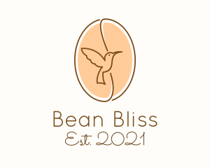 Coffee Bean Bird logo design