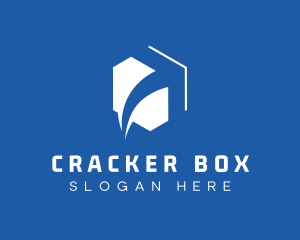 Delivery Box Arrow logo design