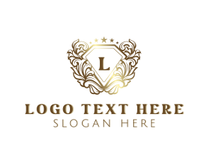 Wedding Floral Wreath Logo