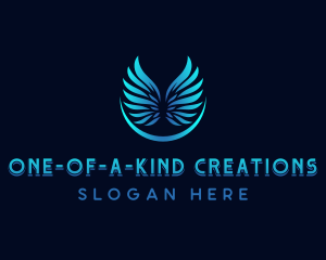 Holy Angel Wings logo design