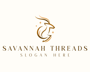 Luxury Gazelle Antelope logo