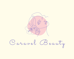 Feminine Woman Beauty logo design