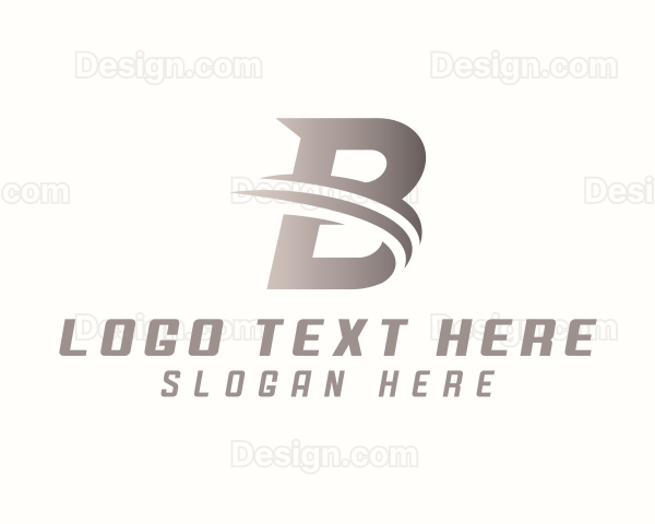 Express Logistics Letter B Logo