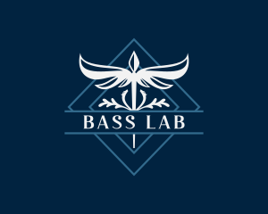 Caduceus Medical Laboratory logo design