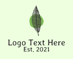 Organic Fern Leaf  logo