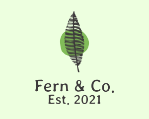 Organic Fern Leaf  logo
