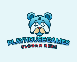 Bear Game Controller logo design