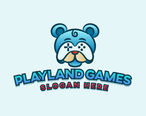 Bear Game Controller logo design