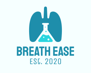 Respiratory Lung Research Laboratory logo design