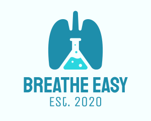 Respiratory Lung Research Laboratory logo design