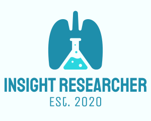 Respiratory Lung Research Laboratory logo design