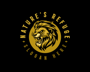 Lion Wildlife Roar logo