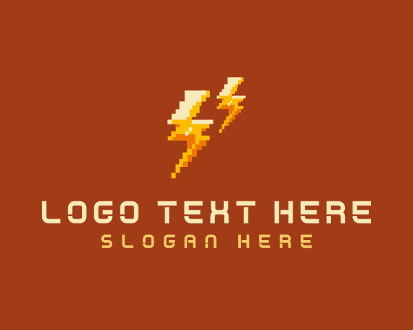 Lightning Bolt logo example 3