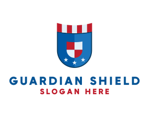 National Shield Protection logo design