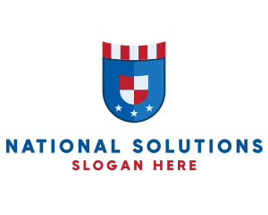 National Shield Protection logo design