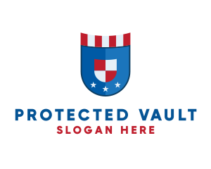 National Shield Protection logo design