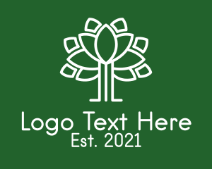 Lotus Organic Tree logo