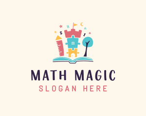 Kindergarten Daycare Learning logo