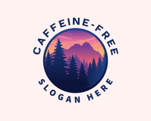 Forest Outdoor Mountain logo design