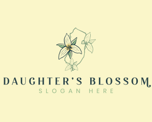 Trillium Flower New Jersey  logo design