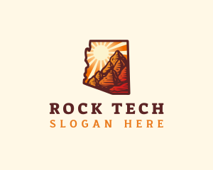 Arizona Sedona Red Rocks logo design