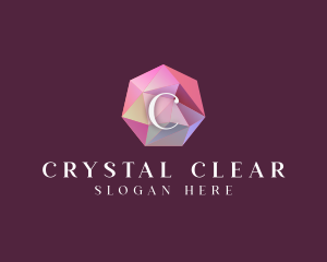 Crystal Gem Jewelry  logo design