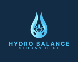 Hydro Water Droplet logo design